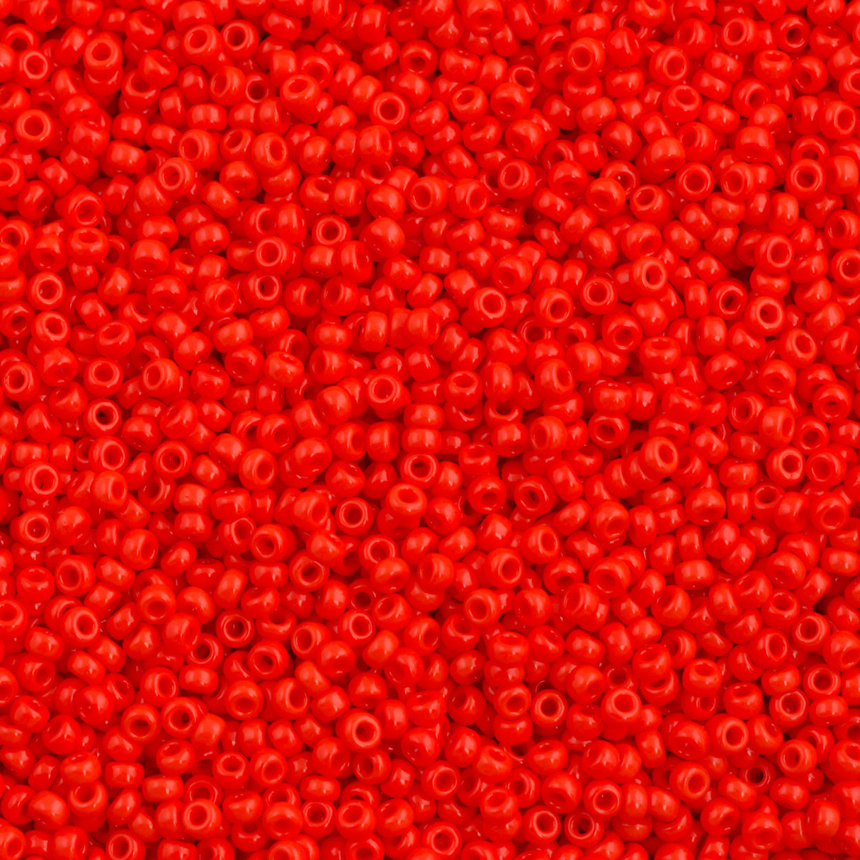 Miyuki Round Seed Bead 8/0 Opaque Red 22g Tube (407)