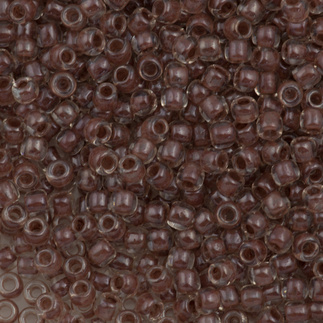 Toho Round Seed Bead 6/0 Inside Color Lined Antique Plum 2.5-inch tube (1071)