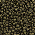 Toho Hybrid Round Seed Bead 6/0 Metallic Suede Antique Gold 30g (Y615)