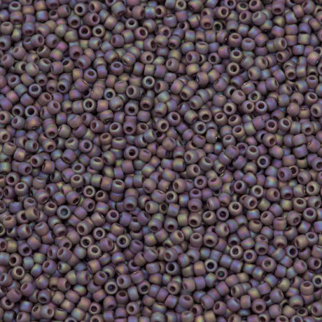 Toho Round Seed Bead 11/0 Semi-Glazed Lavender AB 2.5-inch Tube (2638F)