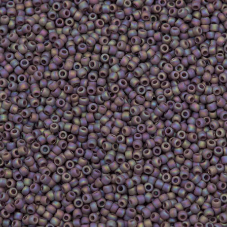 50g Toho Round Seed Bead 11/0 Semi-Glazed Lavender AB (2638F)