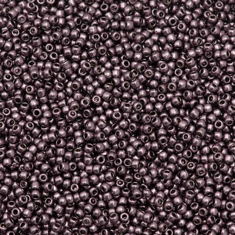 Toho Round Seed Bead 11/0 Galvanized Dark Lavender 2.5-inch Tube (605)