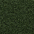 25g Miyuki Delica Seed Bead 11/0 Matte Opaque Glazed Avocado DB2291