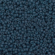 Miyuki Round Seed Bead 11/0 Opaque Matte Slate Blue 22g Tube (2038)