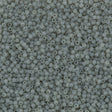 50g Toho Round Seed Bead 11/0 Transparent Ceylon Matte Gray (150F)