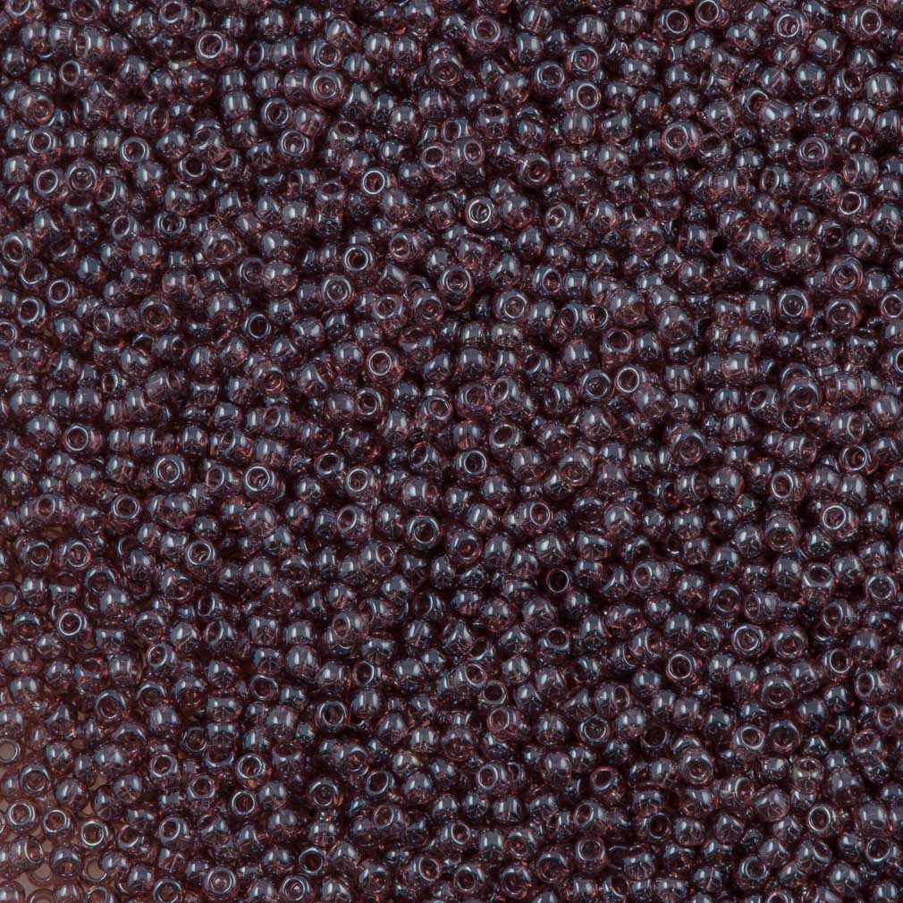 50g Toho Round Seed Beads 11/0 Transparent Amethyst Luster (110B)