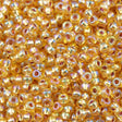 Miyuki Round Seed Bead 6/0 Silver Lined Gold AB 20g Tube (1003)