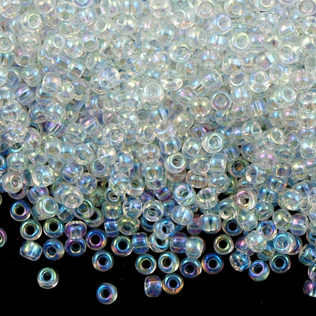 Miyuki Round Seed Bead 11/0 Crystal Rainbow (250)