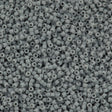 25g Miyuki Delica Seed Bead 11/0 Opaque Matte Ghost Grey DB1589