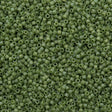 Miyuki Delica Seed Bead 11/0 Matte Opaque Glazed Pistachio AB 2-inch Tube DB2310