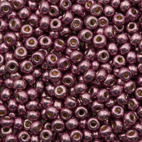 Miyuki Round Seed Bead 6/0 Duracoat Galvanized Dusty Orchid 20g Tube (4218)