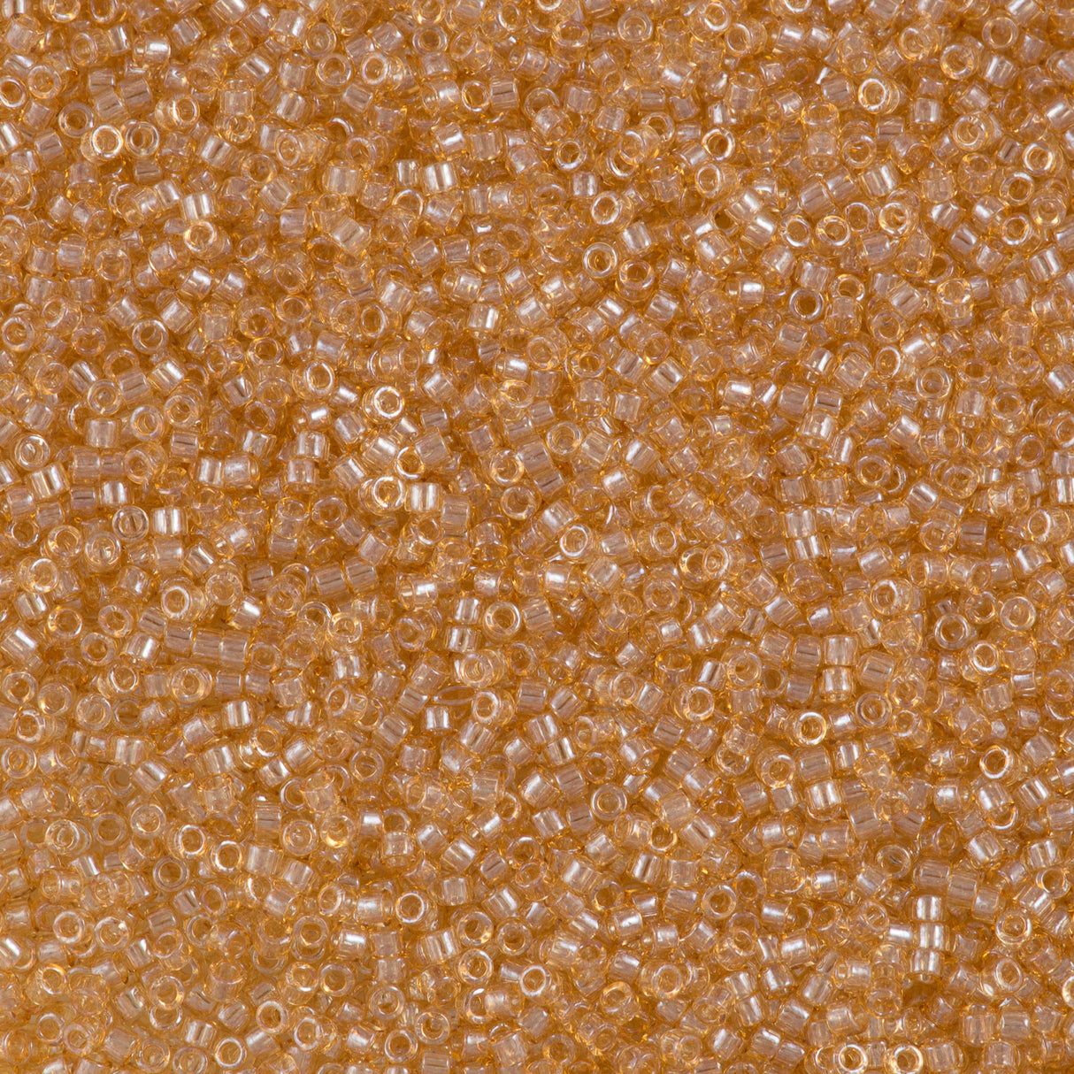 25G Miyuki Delica Seed Bead 11/0 Light Topaz Luster DB101