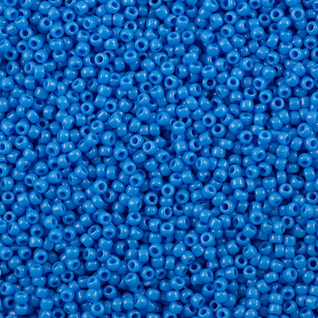 50g Toho Round Seed Bead 11/0 Opaque Cornflower (43D)