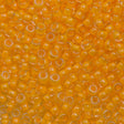 Miyuki Round Seed Bead 6/0 Inside Color Lined Peach 20g Tube (1121)