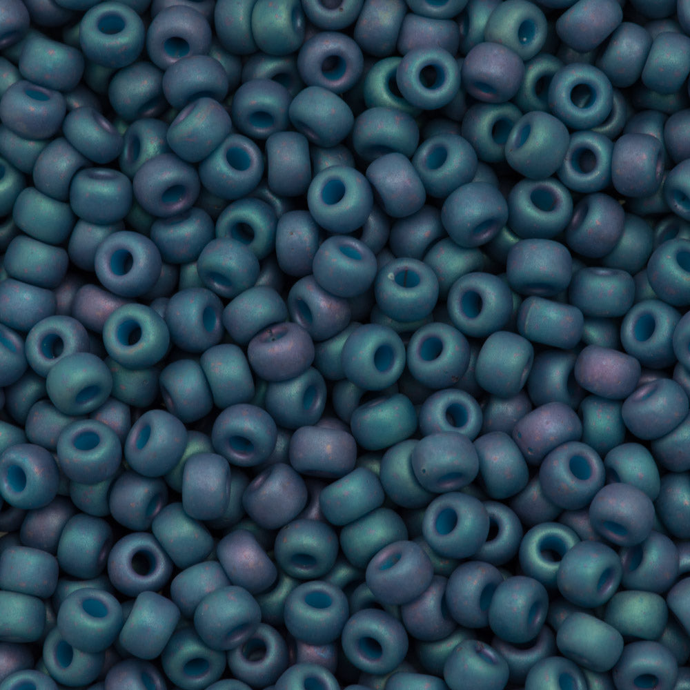 Miyuki Round Seed Bead 8/0 Opaque Matte Blue Lilac (2030)