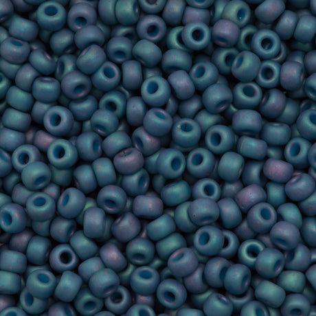 Miyuki Round Seed Bead 8/0 Opaque Matte Blue Lilac (2030)