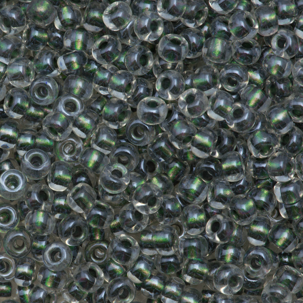 Miyuki Round Seed Bead 6/0 Magic Smoke Patina Lined Crystal 30g (3204)