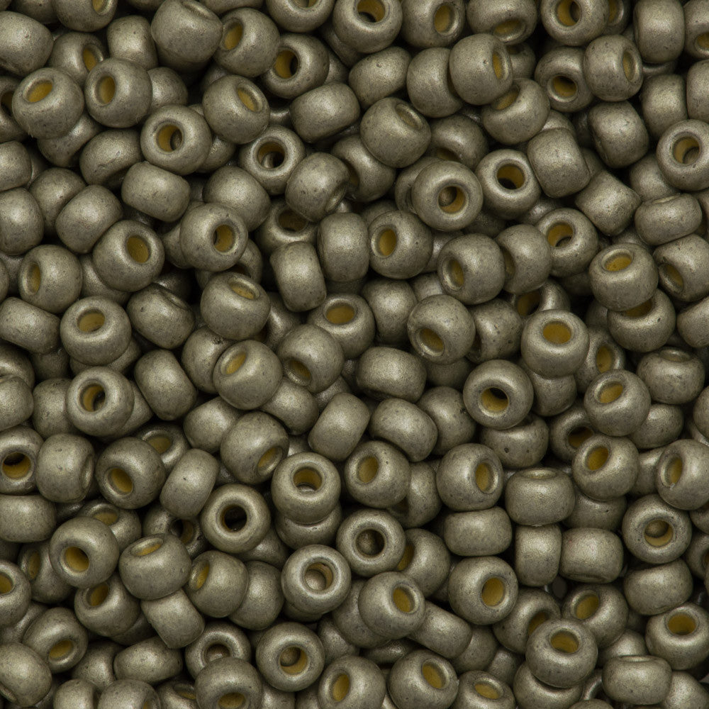 Miyuki Round Seed Bead Size 8/0 22g-tube Galvanized Silver
