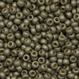 Miyuki Round Seed Bead 6/0 Duracoat Galvanized Matte Light Pewter 20g Tube (4221F)