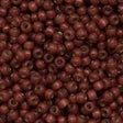 Miyuki Round Seed Bead 6/0 Duracoat Silver Lined Dyed Nutmeg 20g Tube (4245)