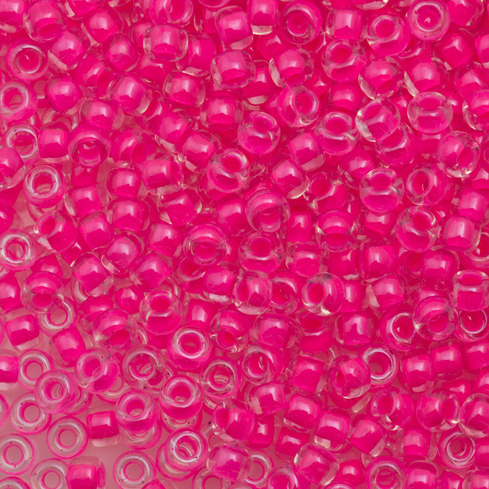 Miyuki Round Seed Bead 8/0 Luminous Wild Strawberry 22g Tube (4301)