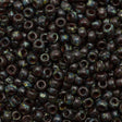 Miyuki Round Seed Bead 8/0 Transparent Garnet Picasso 22g Tube (4504)