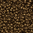 Miyuki Round Seed Bead 6/0 Metallic Light Bronze 20g Tube (457L)