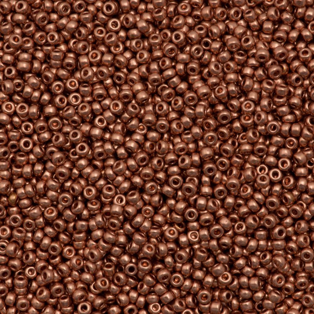 50g Miyuki Round Seed Bead 11/0 Copper Plated (187)