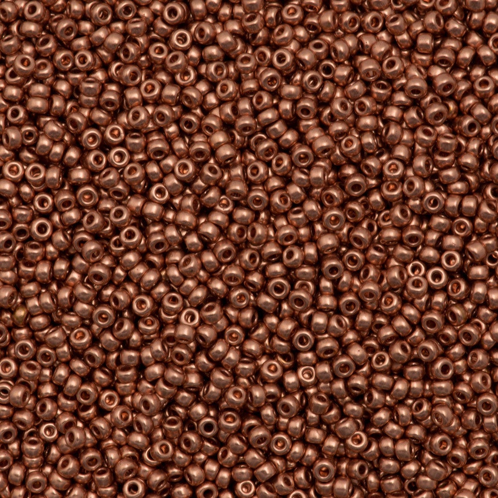 10g Miyuki Round Seed Bead 11/0 Copper Plated (187)