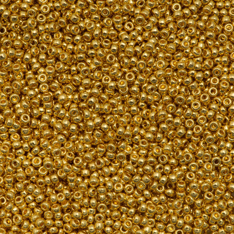 Miyuki Round Seed Bead 11/0 24kt Gold Plated 22g Tube (191)