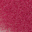 10g Miyuki Round Seed Bead 11/0 Inside Color Lined Raspberry (208)