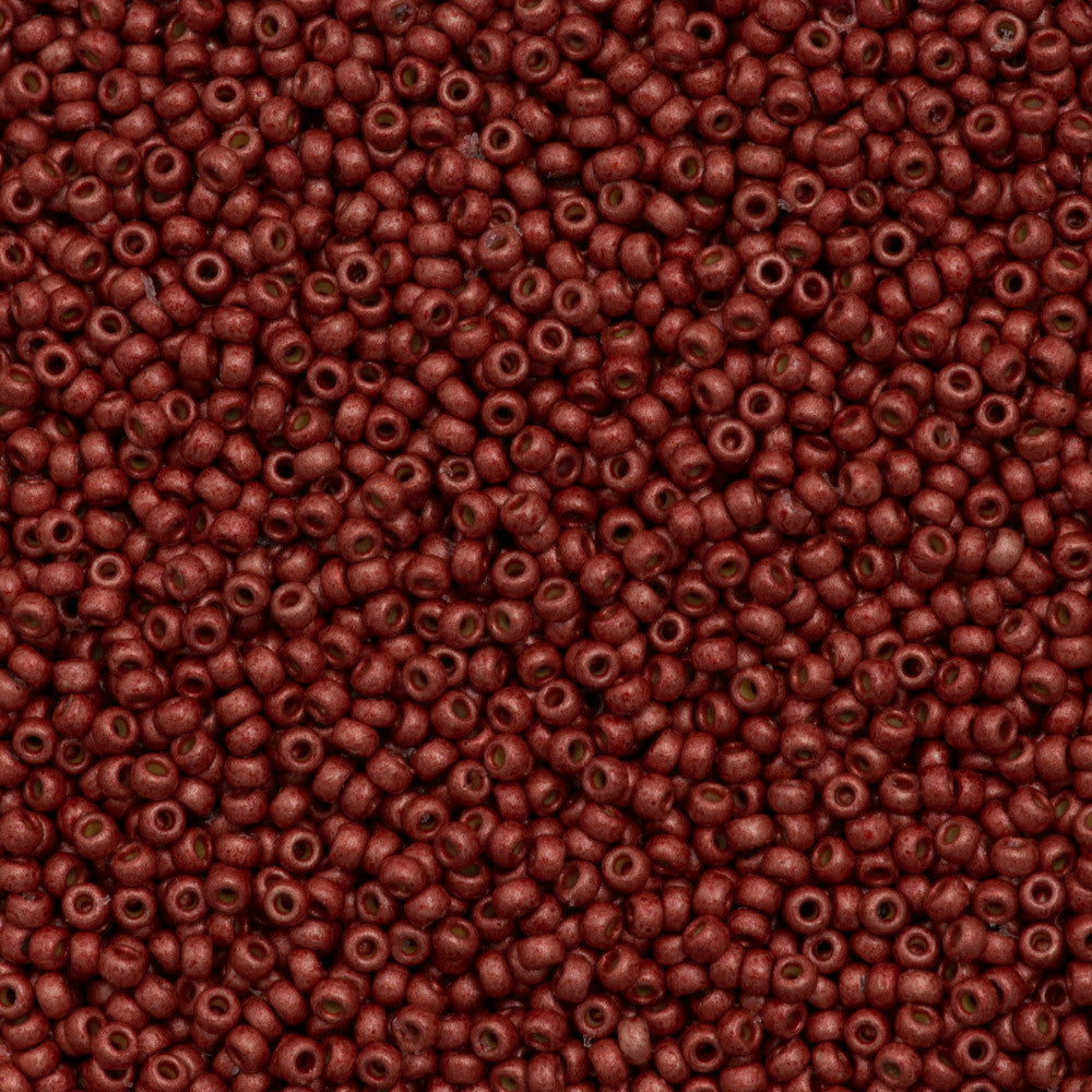 Miyuki Round Seed Bead 8/0 Duracoat Matte Galvanized Berry 22g Tube (4208F)