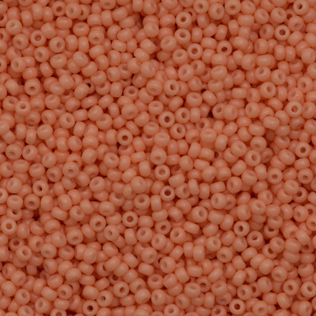 Miyuki Round Seed Bead 11/0 Duracoat Opaque Tea Rose 22g Tube (4461)