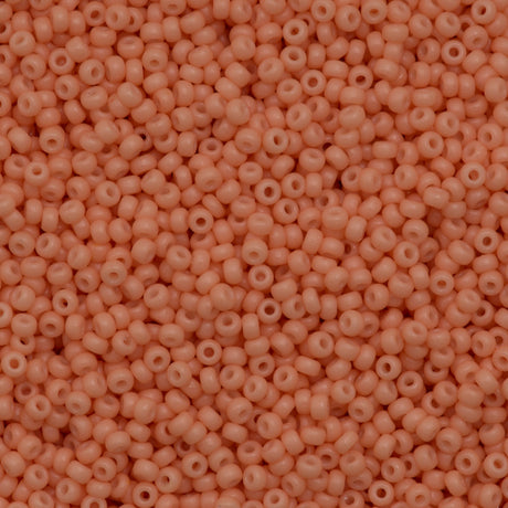 Miyuki Round Seed Bead 11/0 Duracoat Dyed Opaque Tea Rose (4461)