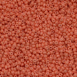 Miyuki Round Seed Bead 15/0 Duracoat Opaque Dark Salmon 2-inch Tube (4462)