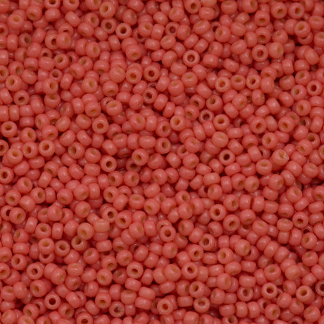 Miyuki Round Seed Bead 11/0 Duracoat Dyed Opaque Light Watermelon (4464)