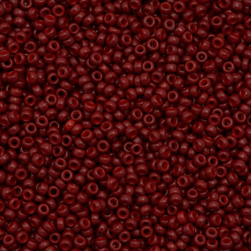 Miyuki Round Seed Bead 11/0 Duracoat Opaque Jujube 22g Tube (4469)