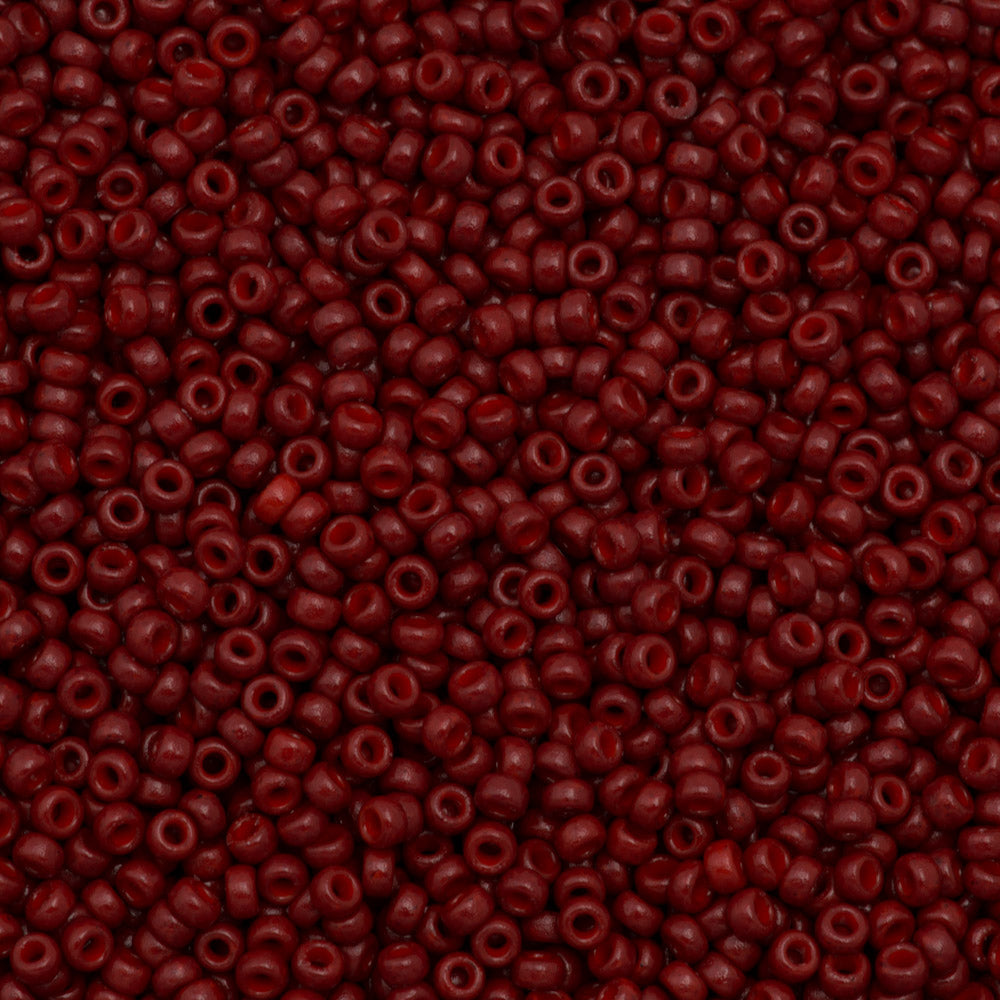 Miyuki Round Seed Bead 11/0 Duracoat Dyed Opaque Jujube (4469)