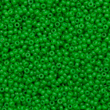 Miyuki Round Seed Bead 11/0 Duracoat Opaque Fiji Green 22g Tube (4476)