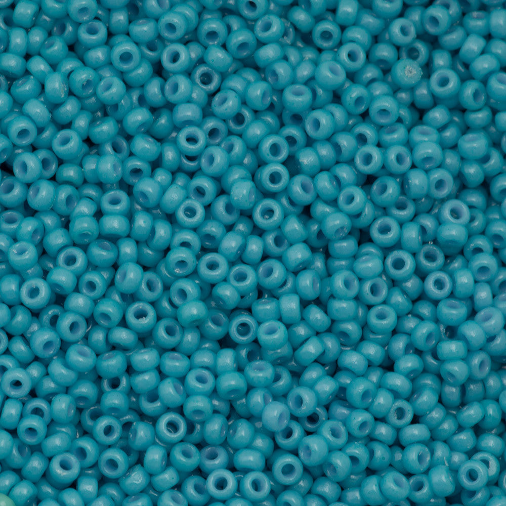 Miyuki Round Seed Bead 11/0 Duracoat Opaque Nile Blue 22g Tube (4478)