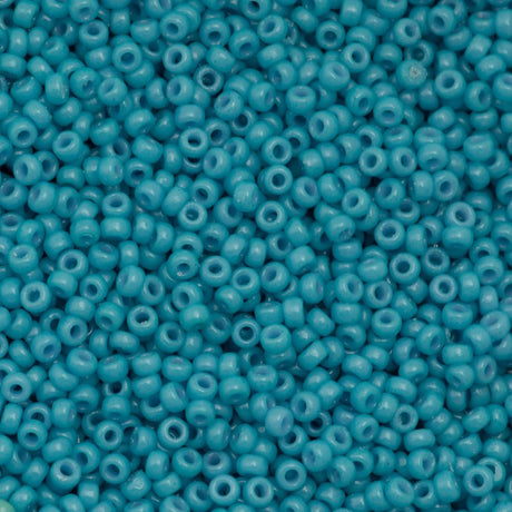 50g Miyuki Round Seed Bead 11/0 Duracoat Opaque Nile Blue (4478)