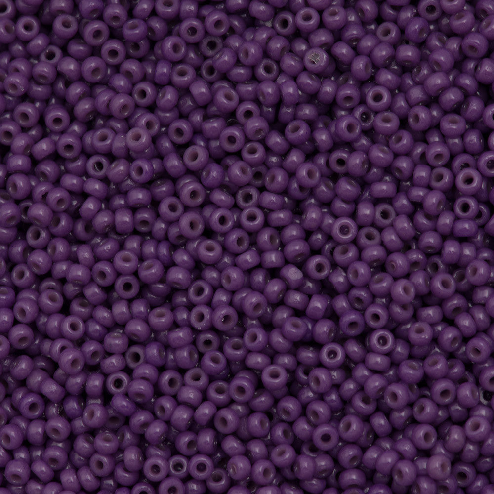 Miyuki Round Seed Bead 11/0 Duracoat Opaque Anemone 22g Tube (4490)