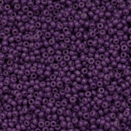 Miyuki Round Seed Bead 15/0 Duracoat Opaque Anemone 2-inch Tube (4490)