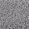 Miyuki Delica Seed Bead 11/0 Opaque White Glazed Dove Gray 2-inch Tube DB1498