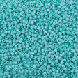 Miyuki Delica Seed Bead 11/0 Opaque Matte Dark Sea Foam AB 2-inch Tube DB1595