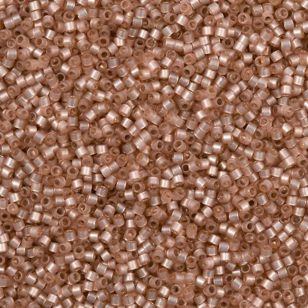 25g Miyuki Delica Seed Bead 11/0 Duracoat Dyed Semi-Matte S/L Mica DB2177