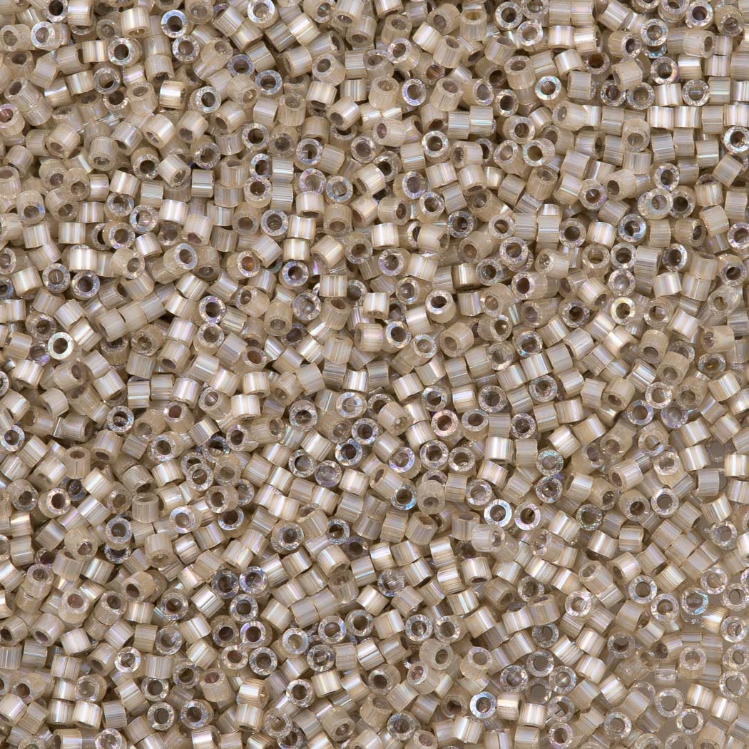 25g Miyuki Delica Seed Bead 11/0 Leopard Skin AB DB680