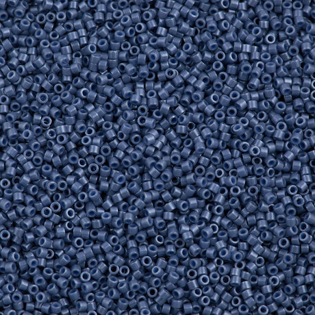 Miyuki Delica Seed Bead 15/0 Dark Lapis Luster 2-inch Tube DBS267