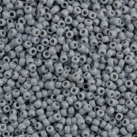 50g toho Round Seed Beads 8/0 Opaque Gray (53)