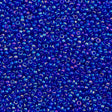 Miyuki Round Seed Bead 15/0 Transparent Cobalt Blue 2-inch Tube (177)